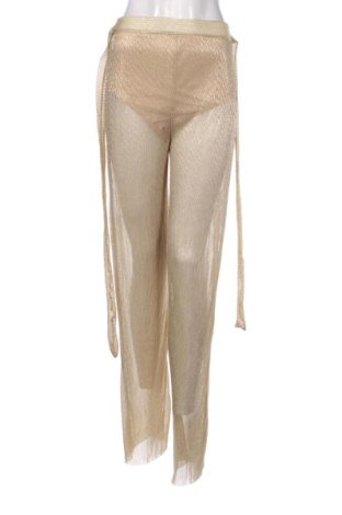 Pantaloni de femei Boohoo, Mărime M, Culoare Auriu, Preț 46,00 Lei, #137008161