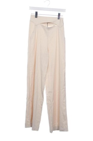 Дамски панталон Zara, Размер XXS, Цвят Бежов, Цена 36,00 €, #137010631