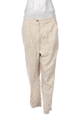 Damskie spodnie Pull&Bear, Rozmiar L, Kolor Beżowy, Cena 45,99 zł, #137036185