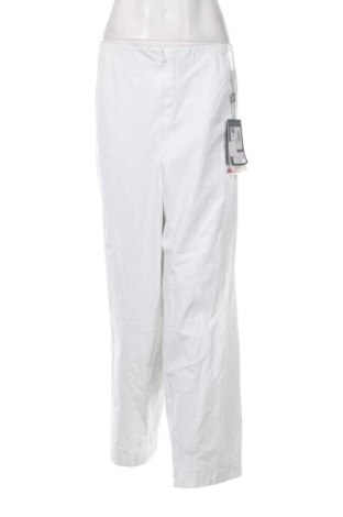 Pantaloni de femei Ulla Popken, Mărime 5XL, Culoare Alb, Preț 156,99 Lei, #136872582