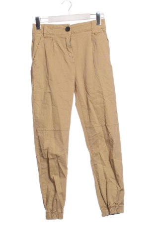 Damenhose Bershka, Größe XS, Farbe Beige, Preis 11,99 €, #136962143