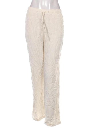 Damskie spodnie Stradivarius, Rozmiar M, Kolor ecru, Cena 55,99 zł, #136981207
