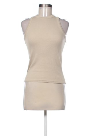 Γυναικείο αμάνικο μπλουζάκι Massimo Dutti, Μέγεθος M, Χρώμα  Μπέζ, Τιμή 19,13 €, #136997271