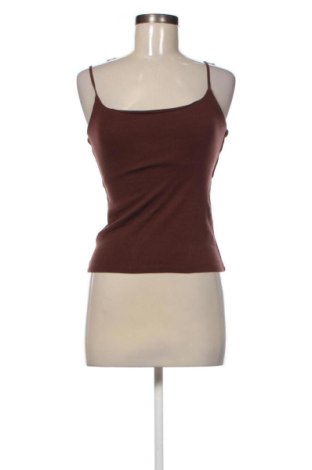 Γυναικείο αμάνικο μπλουζάκι Zara, Μέγεθος M, Χρώμα Καφέ, Τιμή 6,99 €, #137007590