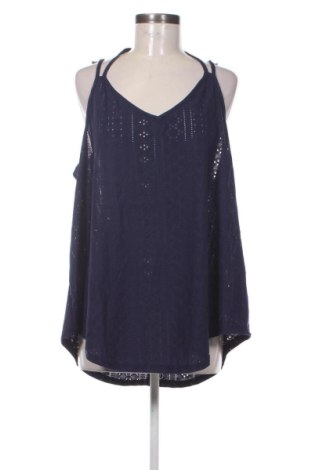 Damentop SHEIN, Größe 3XL, Farbe Blau, Preis 4,99 €, #137062606