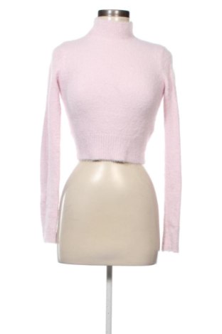 Pulover de femei Bershka, Mărime S, Culoare Roz, Preț 57,35 Lei, #136967609