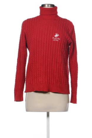 Damski sweter Beverly Hills Polo Club, Rozmiar XL, Kolor Czerwony, Cena 46,57 zł, #137003322