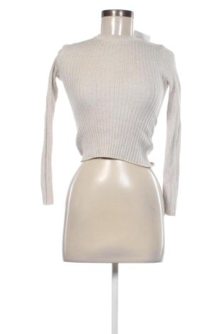 Damski sweter Bershka, Rozmiar XS, Kolor ecru, Cena 37,51 zł, #137008155