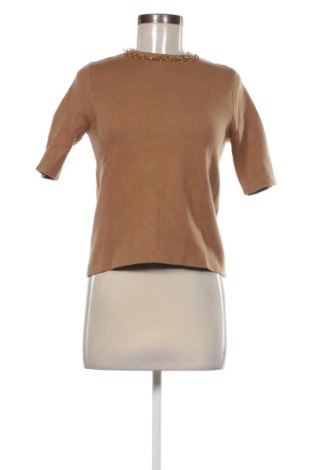 Damski sweter Zara, Rozmiar S, Kolor Brązowy, Cena 64,30 zł, #137008367