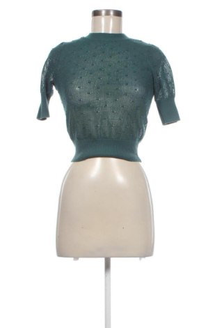 Pulover de femei Zara, Mărime S, Culoare Verde, Preț 62,99 Lei, #137027431