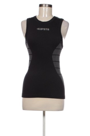 Damski sportowy top Kipsta, Rozmiar XS, Kolor Czarny, Cena 37,99 zł, #136982979