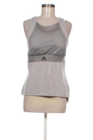 Γυναίκειο αθλητικό τοπ Adidas, Μέγεθος L, Χρώμα Γκρί, Τιμή 16,62 €, #136929757
