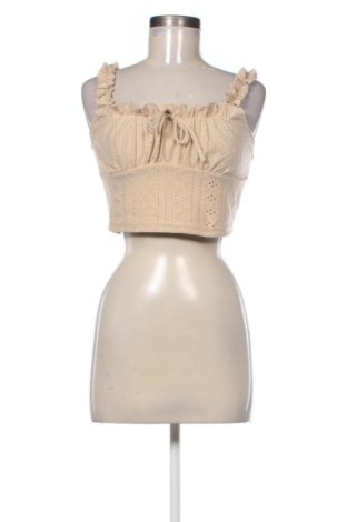 Γυναικείο τοπ Unbranded, Μέγεθος XS, Χρώμα  Μπέζ, Τιμή 15,00 €, #136971046