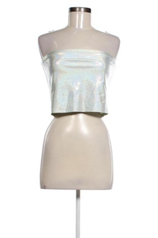Damski top Unbranded, Rozmiar L, Kolor Srebrzysty, Cena 63,00 zł, #136993290