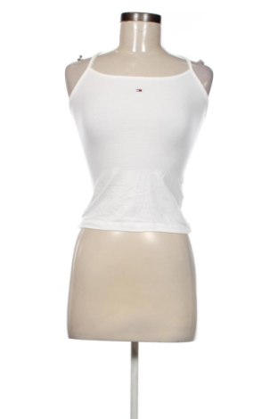 Γυναικείο τοπ Tommy Jeans, Μέγεθος S, Χρώμα Λευκό, Τιμή 54,99 €, #136998634