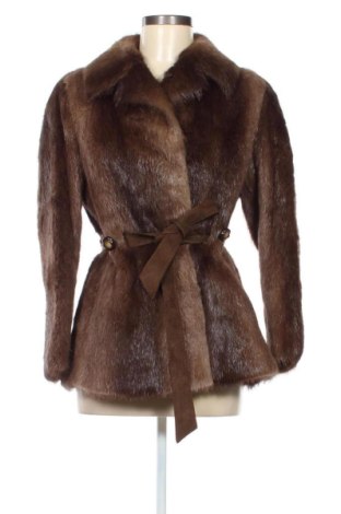 Palton din piele pentru damă Unbranded, Mărime S, Culoare Maro, Preț 784,99 Lei, #137015888
