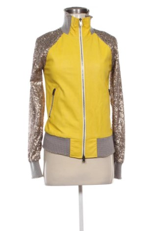 Geacă de piele pentru femei Giorgio Brato, Mărime XS, Culoare Multicolor, Preț 875,82 Lei, #136943399