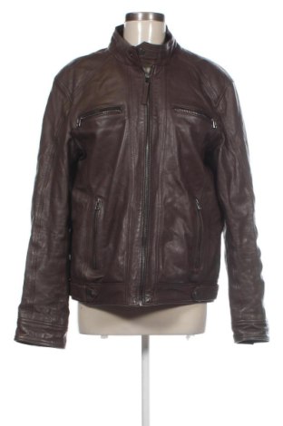 Geacă de piele pentru femei Unbranded, Mărime XL, Culoare Maro, Preț 262,99 Lei, #136937503