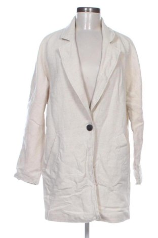 Palton de femei Zara, Mărime M, Culoare Ecru, Preț 120,73 Lei, #137004655
