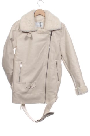 Geacă de femei Stradivarius, Mărime XS, Culoare Ecru, Preț 251,99 Lei, #136326252
