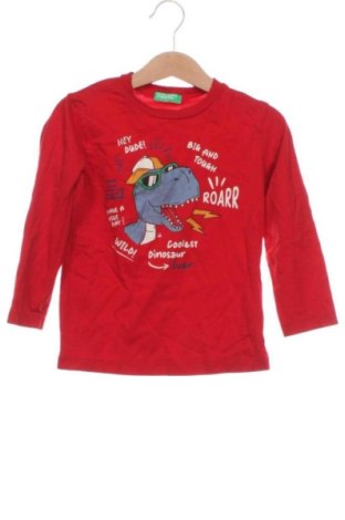 Gyerek blúz United Colors Of Benetton, Méret 18-24m / 86-98 cm, Szín Piros, Ár 3 191 Ft, #136925536