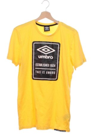 Tricou pentru copii Umbro, Mărime 14-15y/ 168-170 cm, Culoare Galben, Preț 58,00 Lei, #136922501