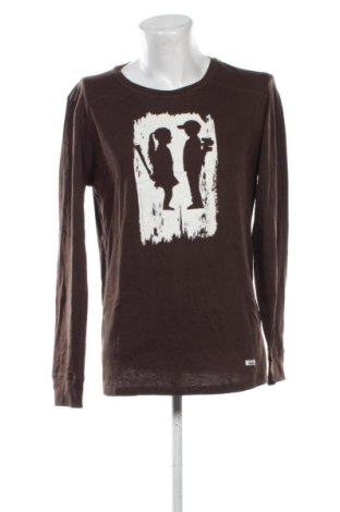 Мъжка блуза Unbranded, Размер XXL, Цвят Кафяв, Цена 16,36 €, #136945872