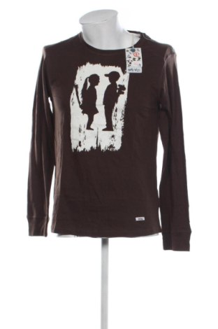 Bluză de bărbați Unbranded, Mărime M, Culoare Maro, Preț 67,99 Lei, #136946805