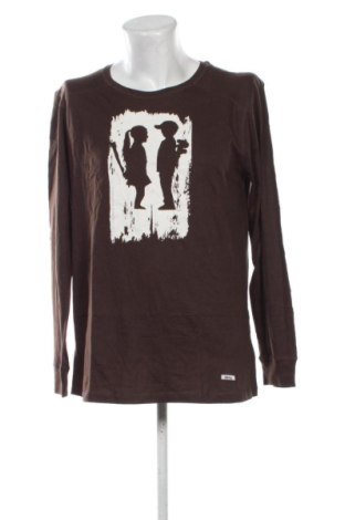 Мъжка блуза Unbranded, Размер XXL, Цвят Кафяв, Цена 16,36 €, #136946929