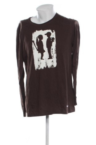 Мъжка блуза Unbranded, Размер XXL, Цвят Кафяв, Цена 16,36 €, #136959379