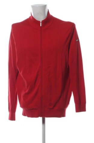 Herren Strickjacke Bugatti, Größe XXL, Farbe Rot, Preis 17,00 €, #136919958