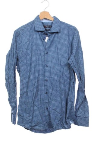Мъжка риза Cotton&silk, Размер L, Цвят Син, Цена 9,71 €, #136753624