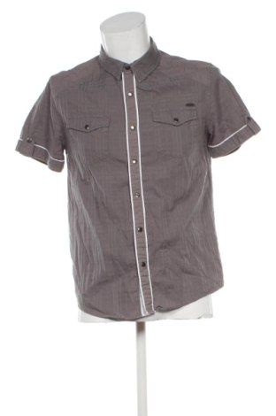 Мъжка риза Guess, Размер M, Цвят Сив, Цена 21,98 €, #136872160