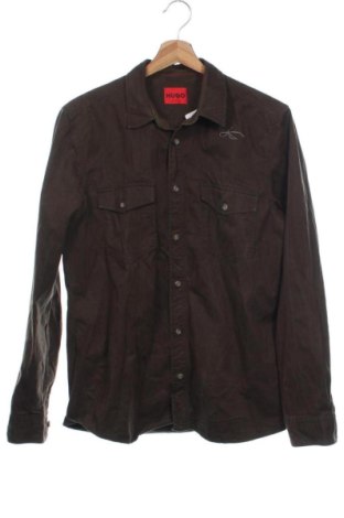 Męska koszula Hugo Boss, Rozmiar M, Kolor Brązowy, Cena 234,35 zł, #136884564