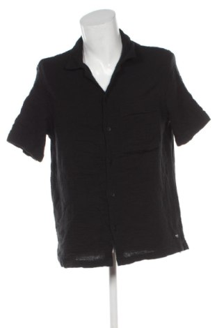 Мъжка риза Zara, Размер M, Цвят Черен, Цена 18,40 €, #136931965