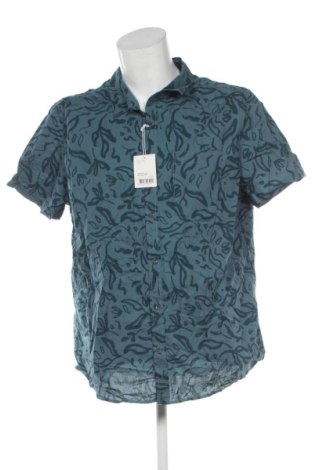 Herrenhemd Unbranded, Größe 3XL, Farbe Blau, Preis 20,99 €, #136940041