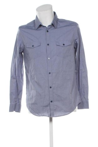 Мъжка риза Calvin Klein, Размер M, Цвят Син, Цена 27,06 €, #136971923