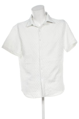 Męska koszula Manfinity, Rozmiar XL, Kolor Biały, Cena 61,99 zł, #136984477