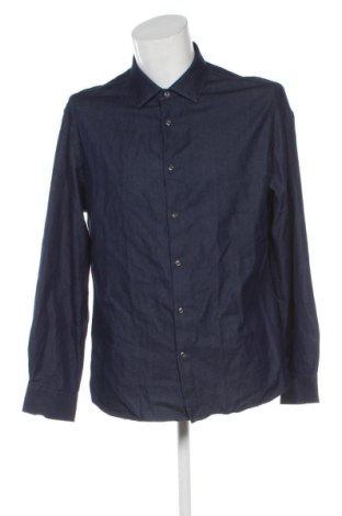 Мъжка риза Mango, Размер L, Цвят Син, Цена 10,00 €, #136738421