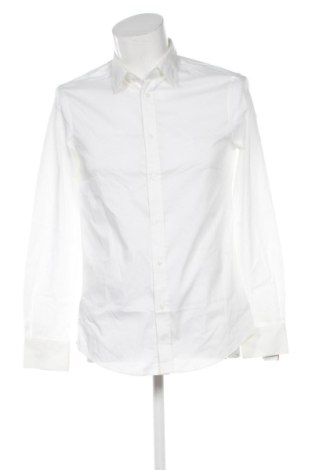 Herrenhemd United Colors Of Benetton, Größe M, Farbe Weiß, Preis € 14,19, #136938820
