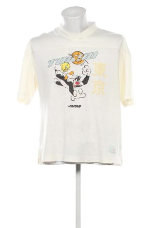 Męski T-shirt H&M, Rozmiar M, Kolor ecru, Cena 82,52 zł, #136875405