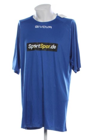 Męski T-shirt Givova, Rozmiar 3XL, Kolor Niebieski, Cena 34,99 zł, #136908372