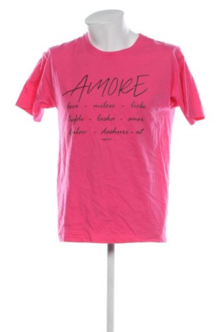 Męski T-shirt Pinned by K, Rozmiar L, Kolor Różowy, Cena 41,99 zł, #136926920
