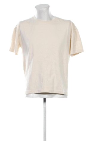 Męski T-shirt Zara, Rozmiar L, Kolor ecru, Cena 53,99 zł, #136932029