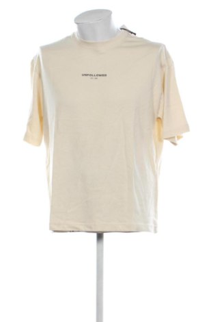 Tricou de bărbați UNFOLLOWED, Mărime S, Culoare Ecru, Preț 167,99 Lei, #136935619