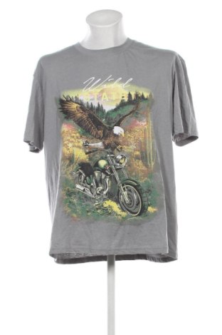 Ανδρικό t-shirt Unbranded, Μέγεθος XXL, Χρώμα Γκρί, Τιμή 9,00 €, #136937775