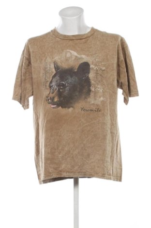 Ανδρικό t-shirt Unbranded, Μέγεθος L, Χρώμα Καφέ, Τιμή 13,99 €, #136939330