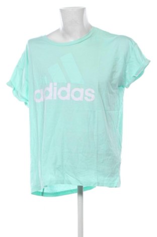 Ανδρικό t-shirt Adidas, Μέγεθος XXL, Χρώμα Πράσινο, Τιμή 20,99 €, #136943635