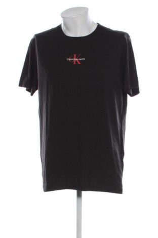 Мъжка тениска Calvin Klein Jeans, Размер XL, Цвят Черен, Цена 32,21 €, #136945419