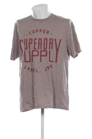 Мъжка тениска Superdry, Размер 3XL, Цвят Бежов, Цена 24,54 €, #136946817